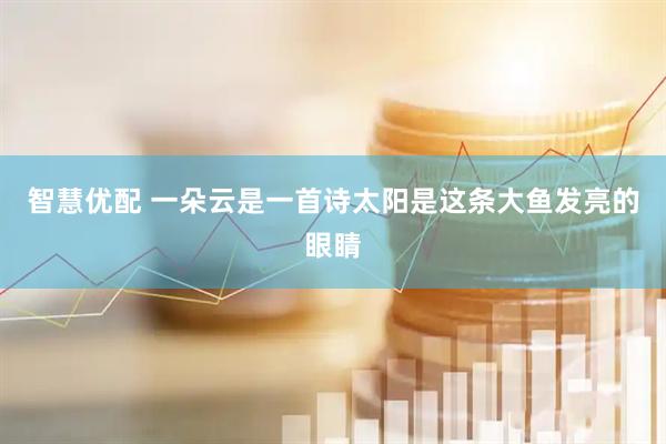 智慧优配 一朵云是一首诗太阳是这条大鱼发亮的眼睛