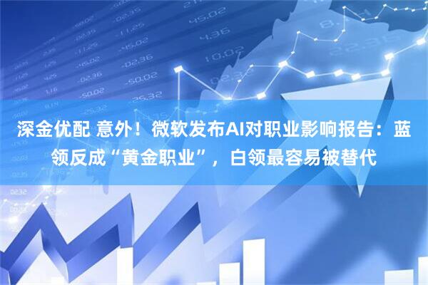 深金优配 意外！微软发布AI对职业影响报告：蓝领反成“黄金职业”，白领最容易被替代