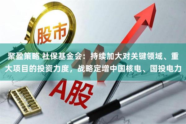 聚盈策略 社保基金会：持续加大对关键领域、重大项目的投资力度，战略定增中国核电、国投电力